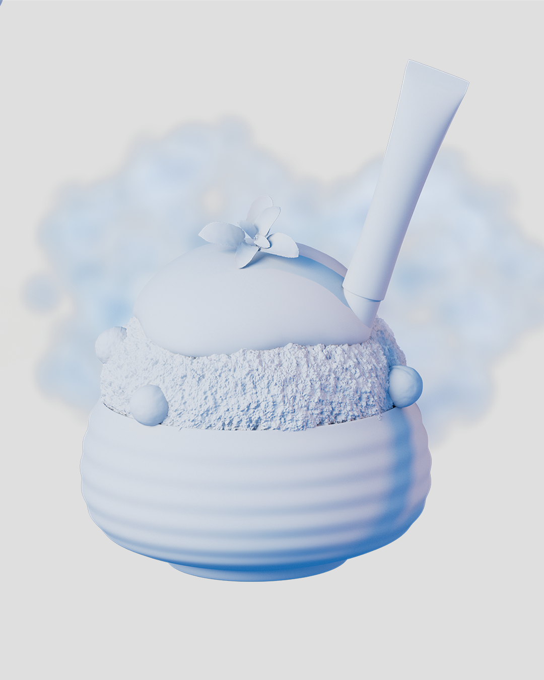 Clay Render_Watermelon Bingsoo