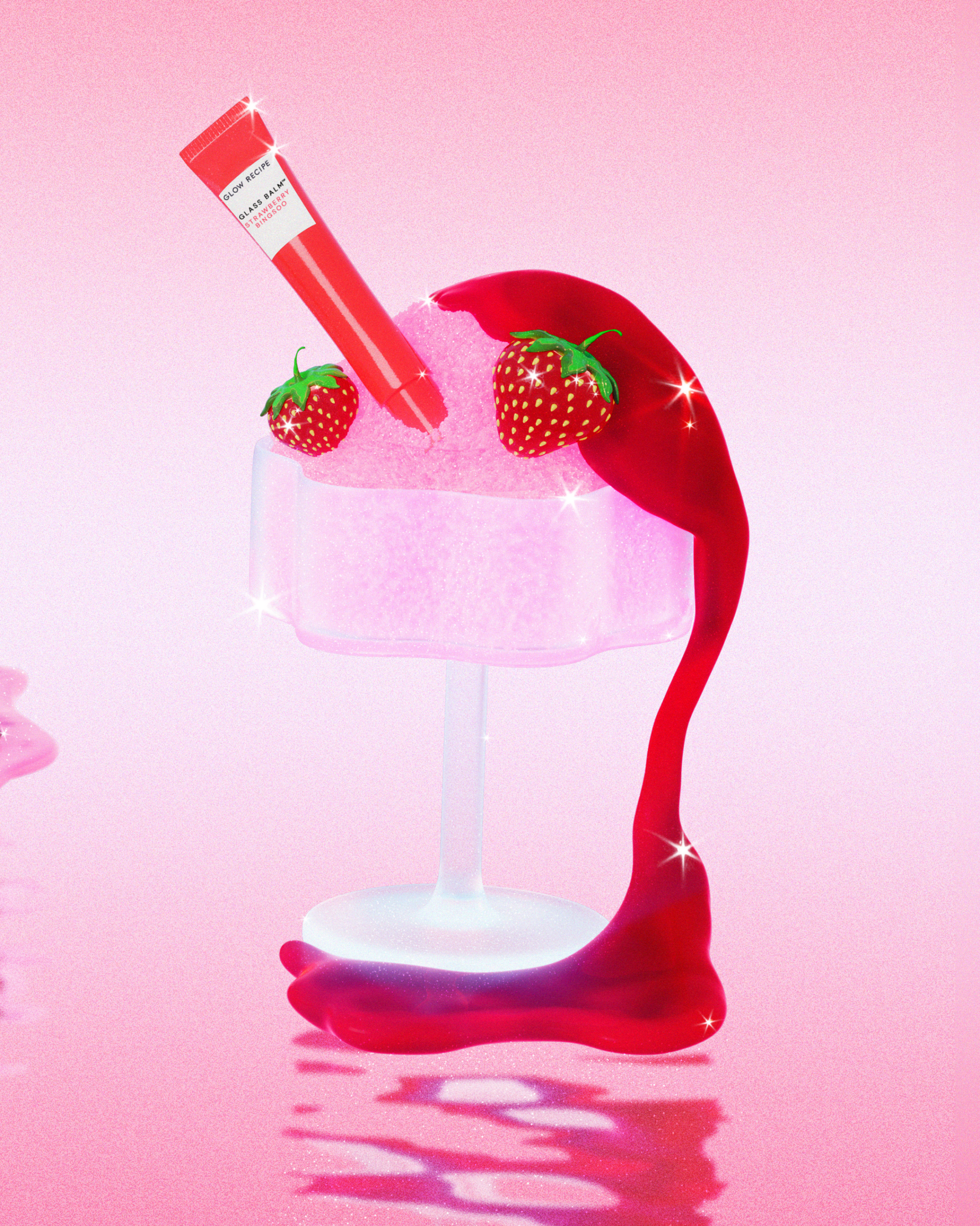PNG_Strawberry Bingsoo 2K